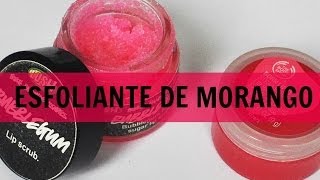 DIY Esfoliante Labial de Morango caseiro  Faça você mesma [upl. by Banebrudge760]