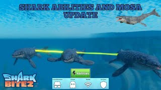 NEW SharkBite 2 Mosasaurs and Abilities Update [upl. by Gomar]