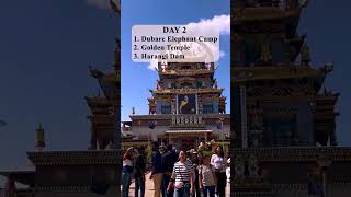 2 day itinerary from Bangalore to Coorg ✨ bangalore coorg itinerary travel coorgtrip trip [upl. by Liagaba]