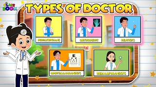 Doctor Checkup  Type of Doctors  Kids Vocabulary  PunToon Classroom [upl. by Sabella611]