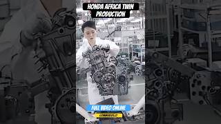 Honda Africa Twin Production Motorcycles In Japan [upl. by Nylknarf]