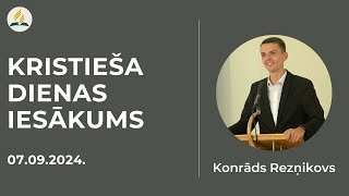 “Kristieša dienas iesākumsquot  07092024 uzruna Konrāds R [upl. by Howe]