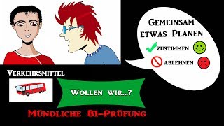 B1 Gemeinsam etwas planen Wollen wir Verkehrsmittel [upl. by Rabkin]