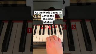 As the World Caves In piano pianomusic pianotutorial pianolessons sarahcothran mattmaltese [upl. by Tloh]