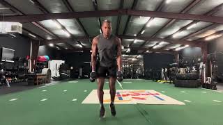 Weighted Lunge Jumps [upl. by Lorilee74]