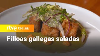 Filloas gallegas en plato salado  Ahora o nunca  RTVE Cocina [upl. by Aloibaf]