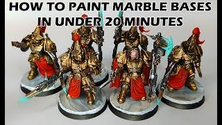 How to paint marble bases in under 20 minutes [upl. by Karena]