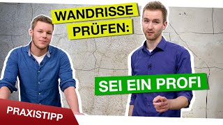 Ob Fassade oder Innenwand Rissarten erkennen und richtig zuordnen [upl. by Isnyl]