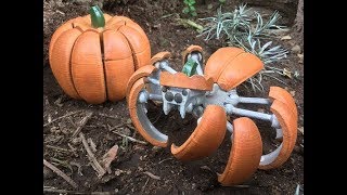 I made a free 3D Printable Halloween Pumpkin Spider [upl. by Noitsirhc]