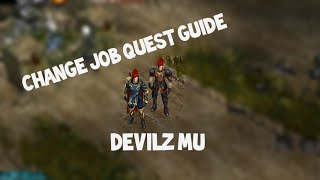 DevilzMU Guide How to change job quest tagalog [upl. by Navonod]