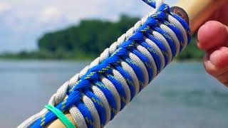 Paracord Tutorial quot2 strand ringbolt hitchingquot [upl. by Dlanar816]