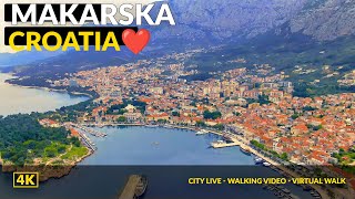 Makarska ❤️ Croatia Makarska Riviera Walking Tour 2023 [upl. by Dorothy]