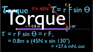 Physics Torque 1 of 13 An Explanation [upl. by Estrellita]