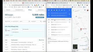 How to Manually Log Miles for a Small Business  Business Mileage Deduction Tracking [upl. by Boatwright]