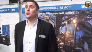 Tracto Techniques lance sa Grundodrill 18 ACS sur Intermat [upl. by Gillmore596]