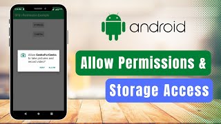 How to Allow Apps to Access the Storage Android Device [upl. by Eciral]