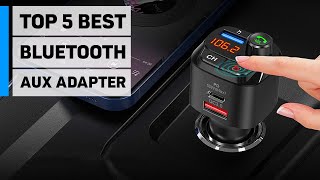 Top 5 Best Bluetooth Aux Adapter Review in 2022 [upl. by Einon779]