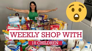 HUGE Grocery Haul For 18 Kids 🍦  The Radford Family [upl. by Atikan361]