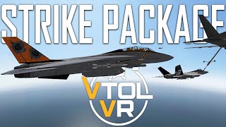 Leading a Realistic Strike Package with 8 Pilots [upl. by Yecaj]