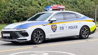 𝖤𝗆𝖾𝗋𝗀𝖾𝗇𝖼𝗒 𝖢𝗈𝗅𝗅𝖾𝖼𝗍𝗂𝗈𝗇🇰🇷 경찰 순찰차 경광등 Police patrol car using lights [upl. by Nossaj]