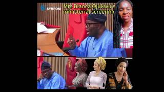 Senator Godswill Akpabio seems to have special interest in Bianca Ojukwu senateministerialscreening [upl. by Jonah]