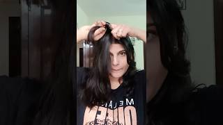 Hair curl karne ka tarika dekh lo youtubeshorts newhack haircurlhackmakeup [upl. by Nallaf227]