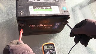 How to Test Car Battery to see if Good or Bad Easy [upl. by Ynatil]