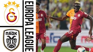 GALATASARAY  PAOK  highlights [upl. by Kreit889]