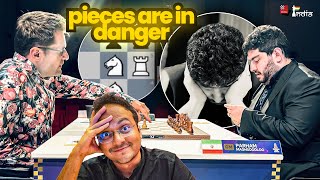 Aronian sacrifices his entire house against Maghsoodloo  Chennai Grand Masters 2024 [upl. by Devon]