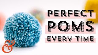 How to Make a PERFECT POM POM Every Time [upl. by Irv]