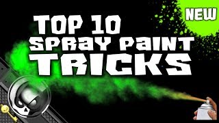 Top 10 Spray Paint Tricks NEW [upl. by Brabazon484]