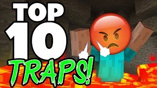 TOP 10 MINECRAFT TRAPSTROLLS  Top 10 [upl. by Nayarb]