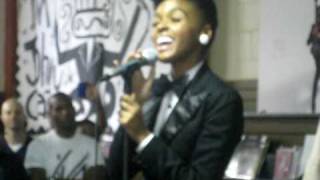 Janelle Monáe  Tightrope Acoustic  Cactus Music 6132010 [upl. by Akirea629]