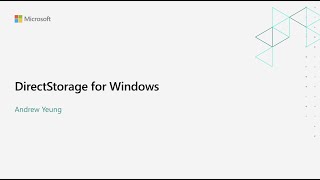 DirectStorage for Windows [upl. by Enriqueta924]