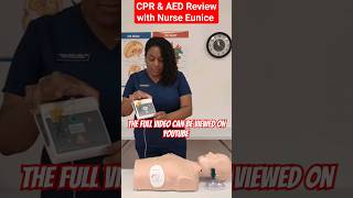 Pass Your AHA CPR or BLS Skills CheckOff with Nurse Eunice CPR AED NurseLife [upl. by Tiduj]