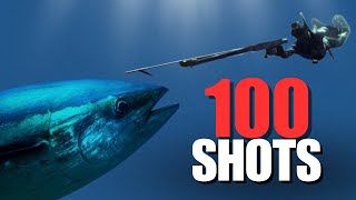 TOP 100 SPEARFISHING SHOTS  Pesca Submarina [upl. by Annair]