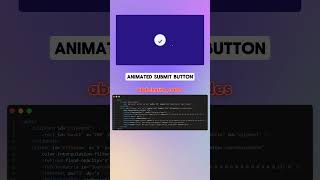 Animated Submit Button 🔥 webdesign tutorials html [upl. by Airottiv]