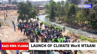 Ruto Launches Kazi Mtaani Replica for CLIMATE WorX Mtaani for the Youth [upl. by Rooke78]