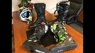 Motocross and Enduro Boot Comparison Gaerne Vs Sidi [upl. by Anuska382]