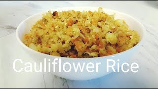 Vegan Recipe Cauliflower Rice [upl. by Marder216]