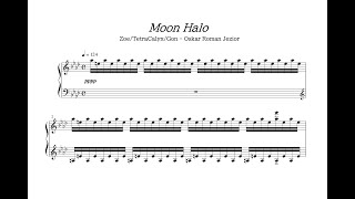 Starfire Sonorant Credits Music  Moon Halo Piano Sheet [upl. by Tisbee]