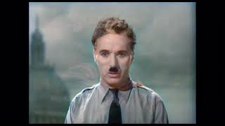 Charlie Chaplin  Final Speech from The Great Dictator Colorized [upl. by Devin]