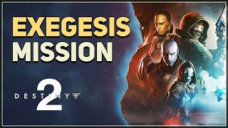 Exegesis Destiny 2 [upl. by Anilra]