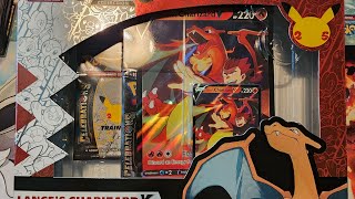 Lances Charizard V Celebrations Collection Box  Pokemon Cards Opening [upl. by Barney]