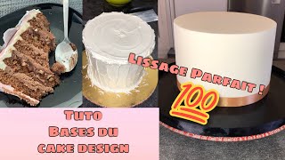 ✨Comment Lisser un Gâteau ParfaitementTuto Garnir et Lisser un gâteau en Cake Design Facilement [upl. by Ahsiliw]