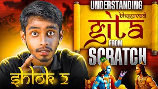 Bhagavad Gita Shloka 2 Explained  Gita Series [upl. by Trauts]