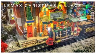 LEMAX CHRISTMAS VILLAGE DISPLAY 2022 [upl. by Nnylireg]