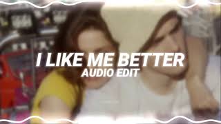 i like me better  lauv edit audio [upl. by Natam]