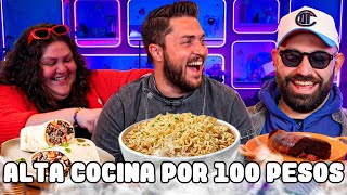 Convertimos 100 pesos en Alta Cocina ft cheflandeta [upl. by Nos]