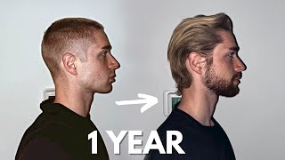 1 Year of Hair Growth  Time Lapse [upl. by Endor]